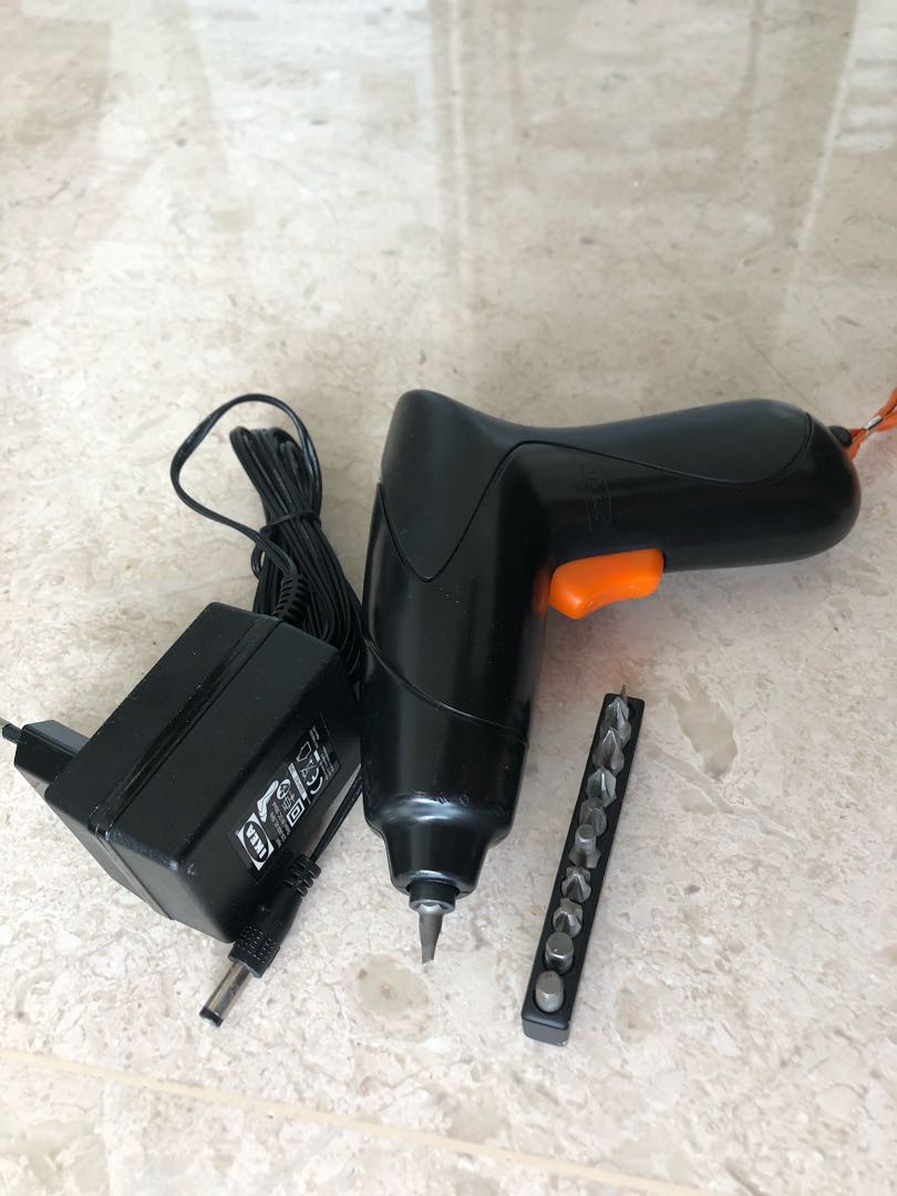 Cordless screwdriver (ikea), Furniture & Home Living, Home Improvement