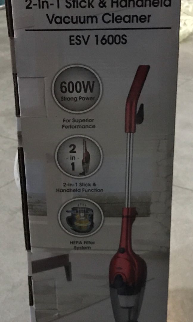 Europace Brand New Handheld 2 IN 1 Vaccum, TV & Home Appliances, Vacuum