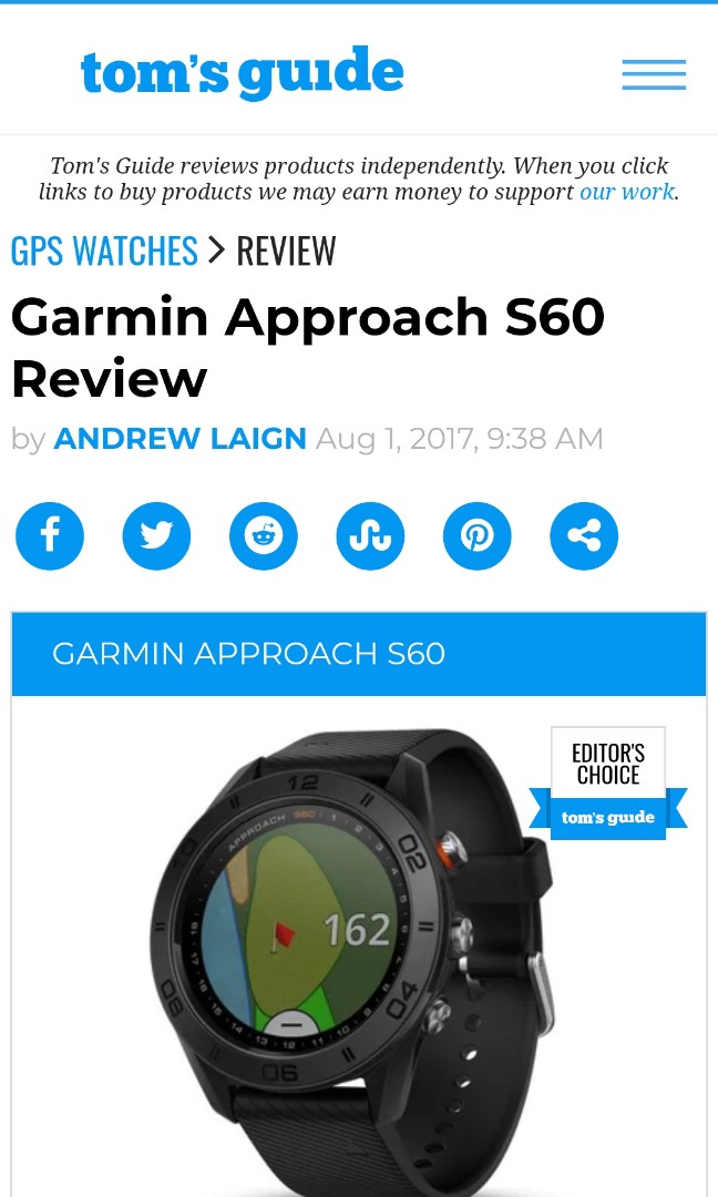 Garmin approach on sale s60 premium