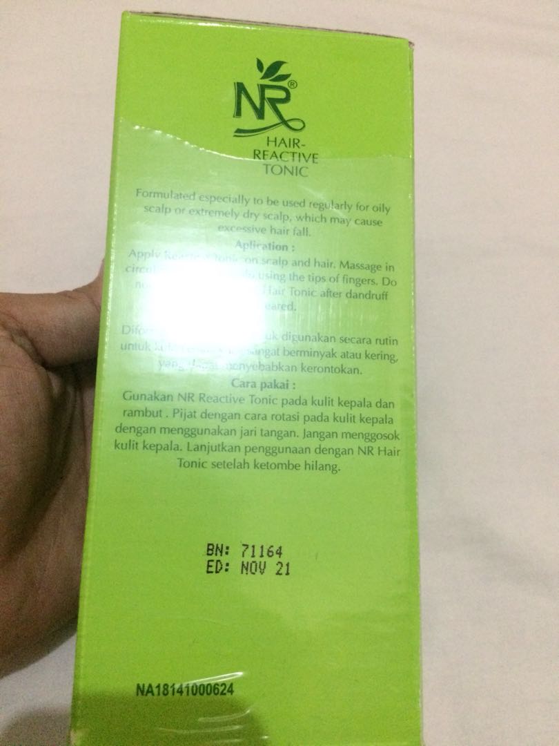 Hair Reactive Tonic Kesehatan Kecantikan Perawatan Rambut Di