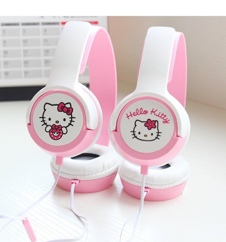 headset hello kitty