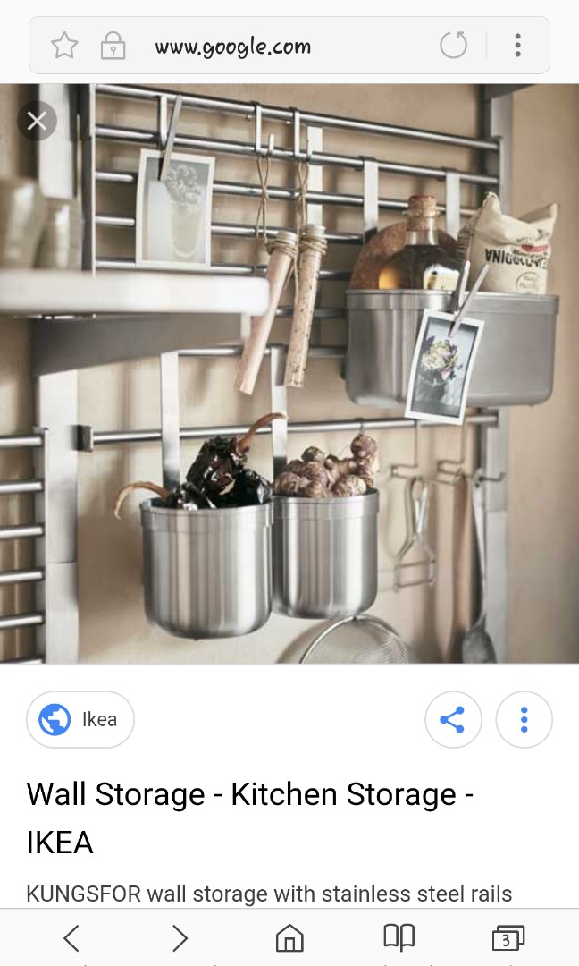 Ikea Kitchen Wall Storage Home Appliances On Carousell
