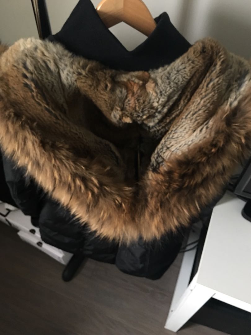 Mackage Trish Mid Length Winter Down Coat with Fur Women s