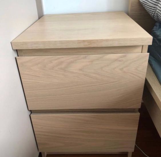 Malm Bedside table, Furniture & Home Living, Furniture, Tables & Sets