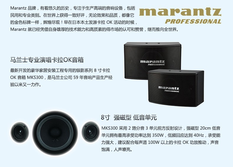 marantz professional speaker