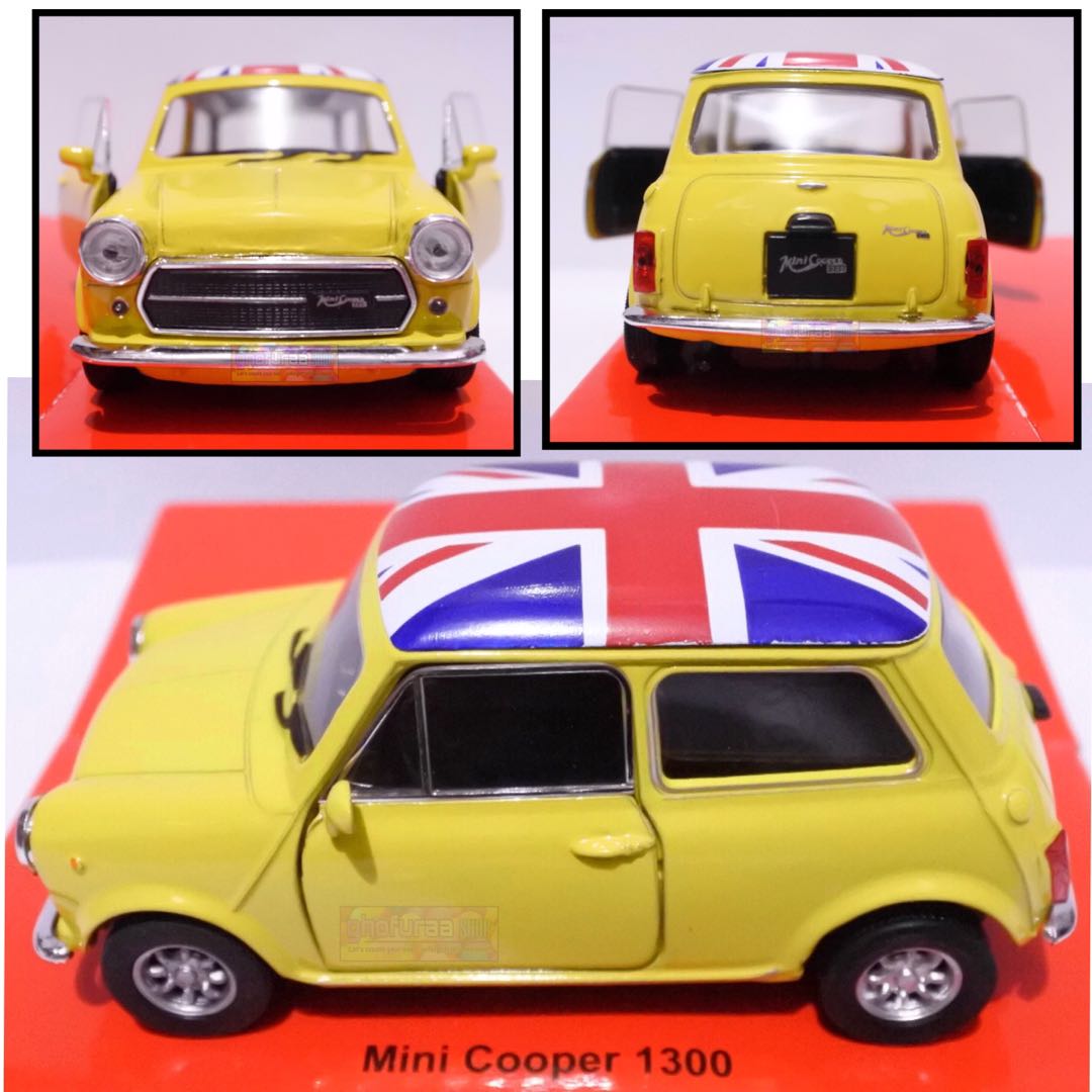 Mini Cooper 1300 Diecast Skala 36 Welly Nex Miniatur Mobil Jadul