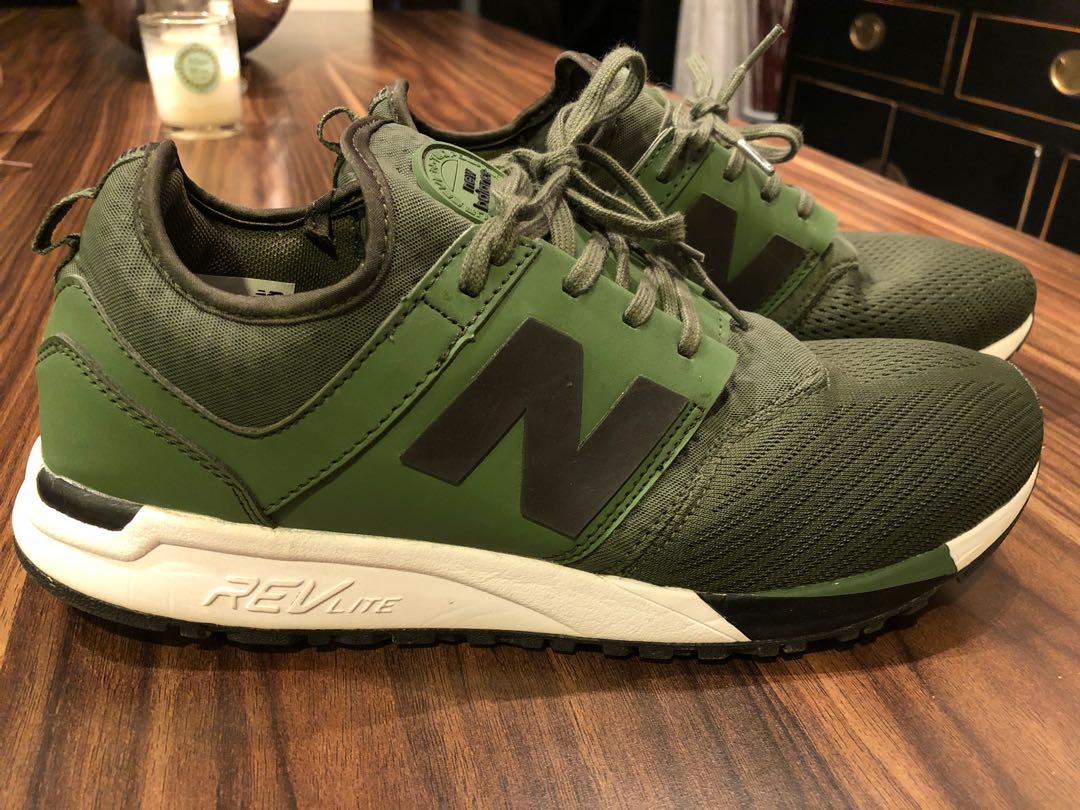 New Balance 247 Revlite sneakers in military green, Men's Fashion,  Footwear, Sneakers on Carousell