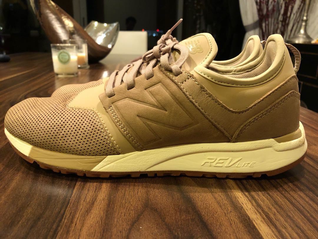 New Balance Revlite 247 sneakers in tan