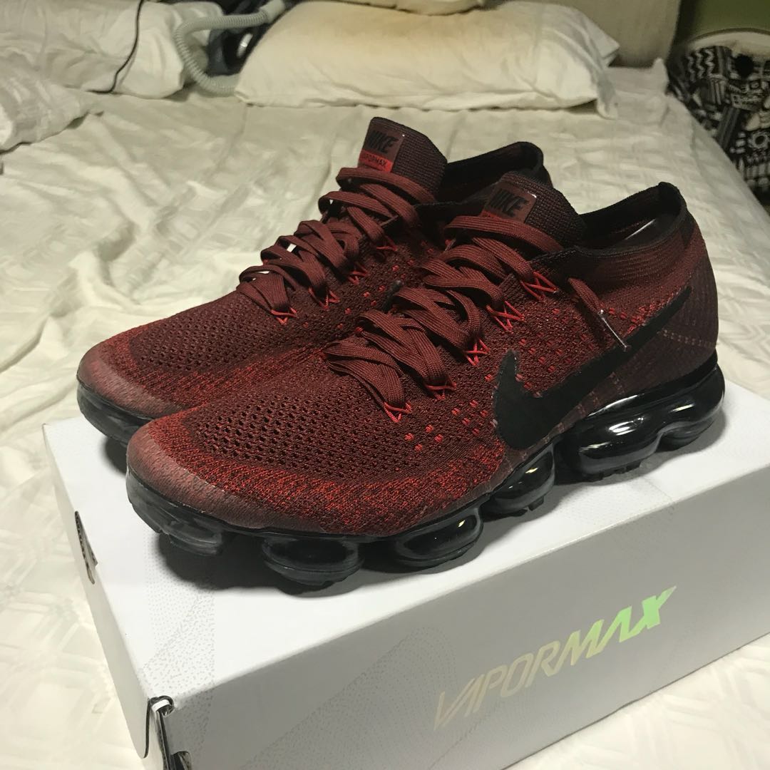 Nike Vapormax Dark Team Red Men s Fashion Footwear Sneakers on