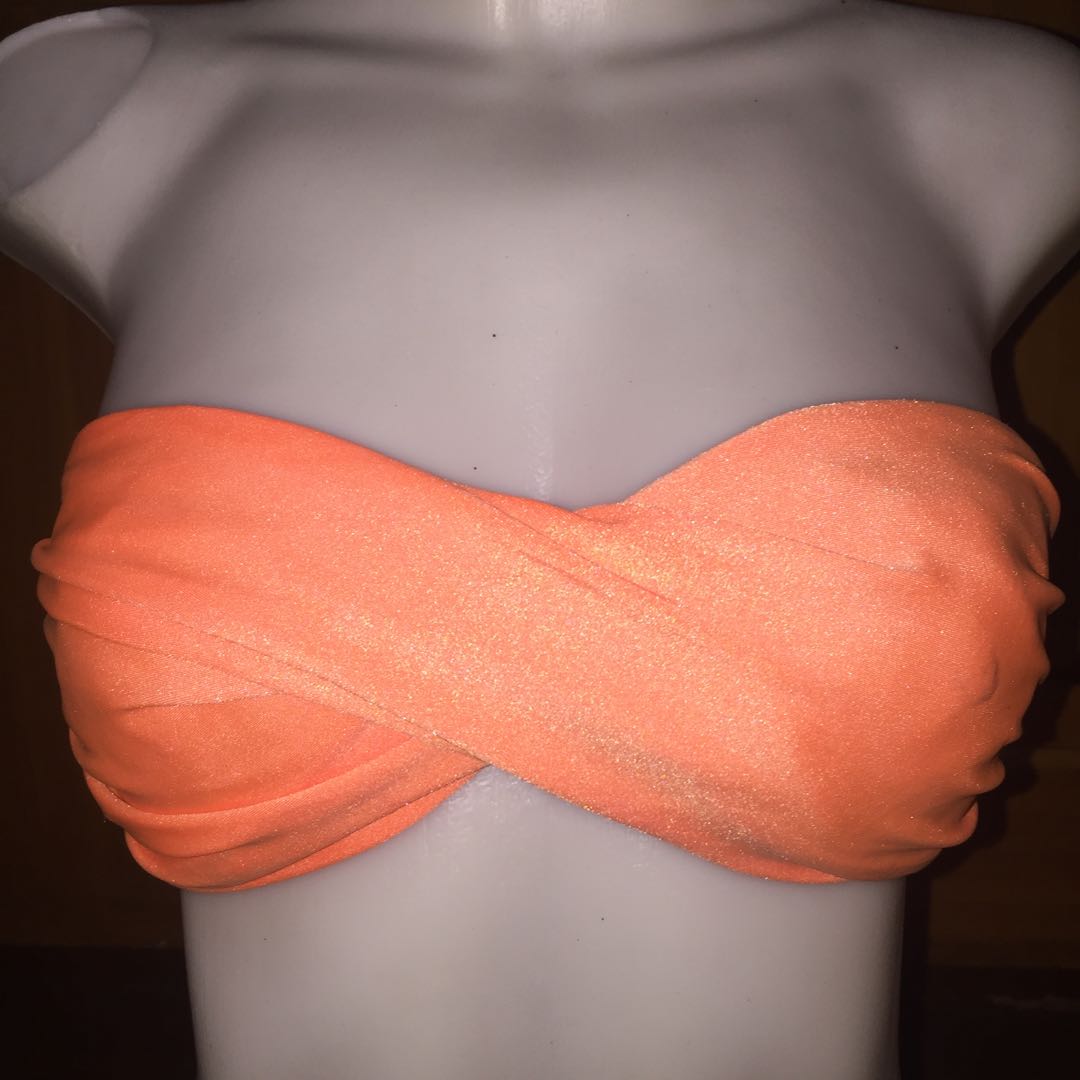 plus size tube top swimwear