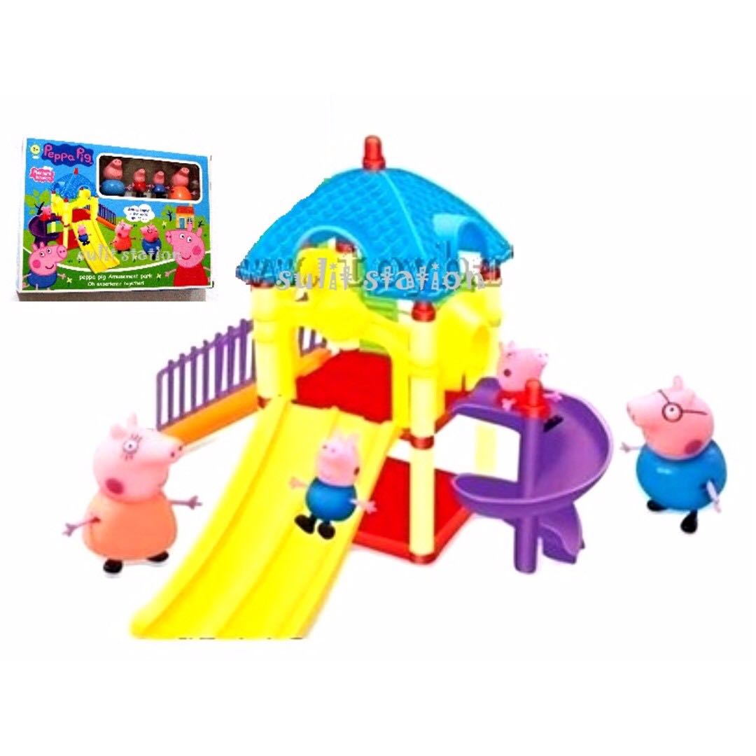 Peppa Pig Pleasure Kingdom Playground Amusement Park Toys Hobbies Toys Toys Games On Carousell