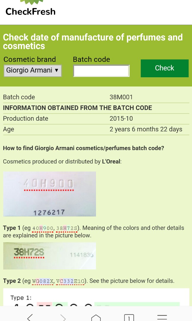 Checkfresh armani sales