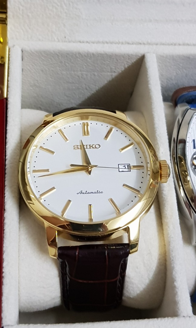 Seiko 4R36 Automatic Gold Dress watch, Men's Fashion, Watches &  Accessories, Watches on Carousell