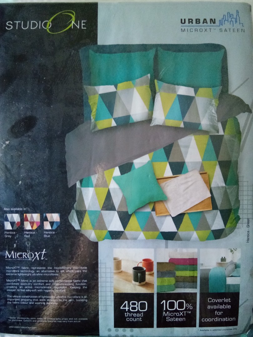 FREE POS Ready Stock Queen/King Comforter Set (Studio One