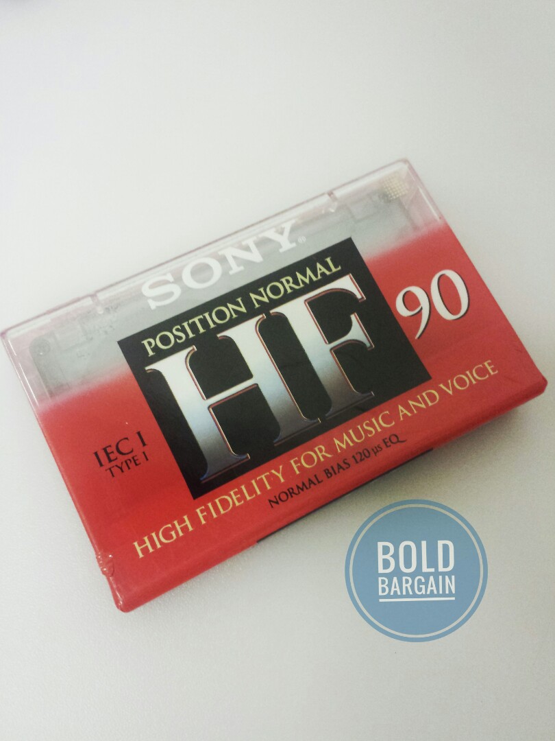 SONY HF-90 High Fidelity Cassette Music and Voice recording63848393241090110