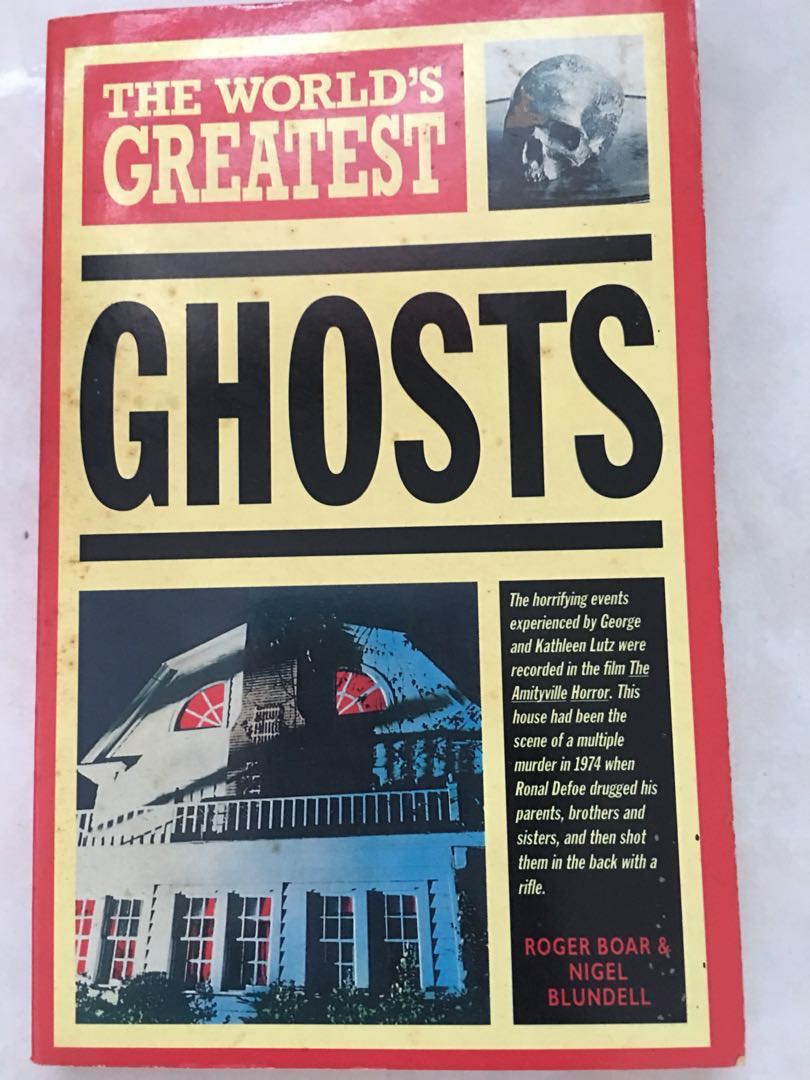 The World S Greatest Ghosts The World S Greatest Unsolved Crimes Books Stationery Fiction On Carousell