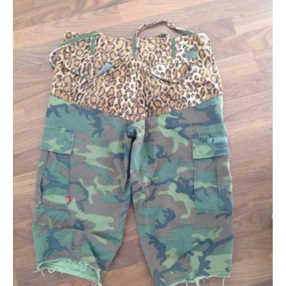 Wtaps 09 S/S Jungle Chopped Shorts Size S 豹紋迷彩, 男裝, 褲＆半截