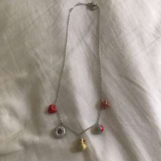 Swarovski beach necklace
