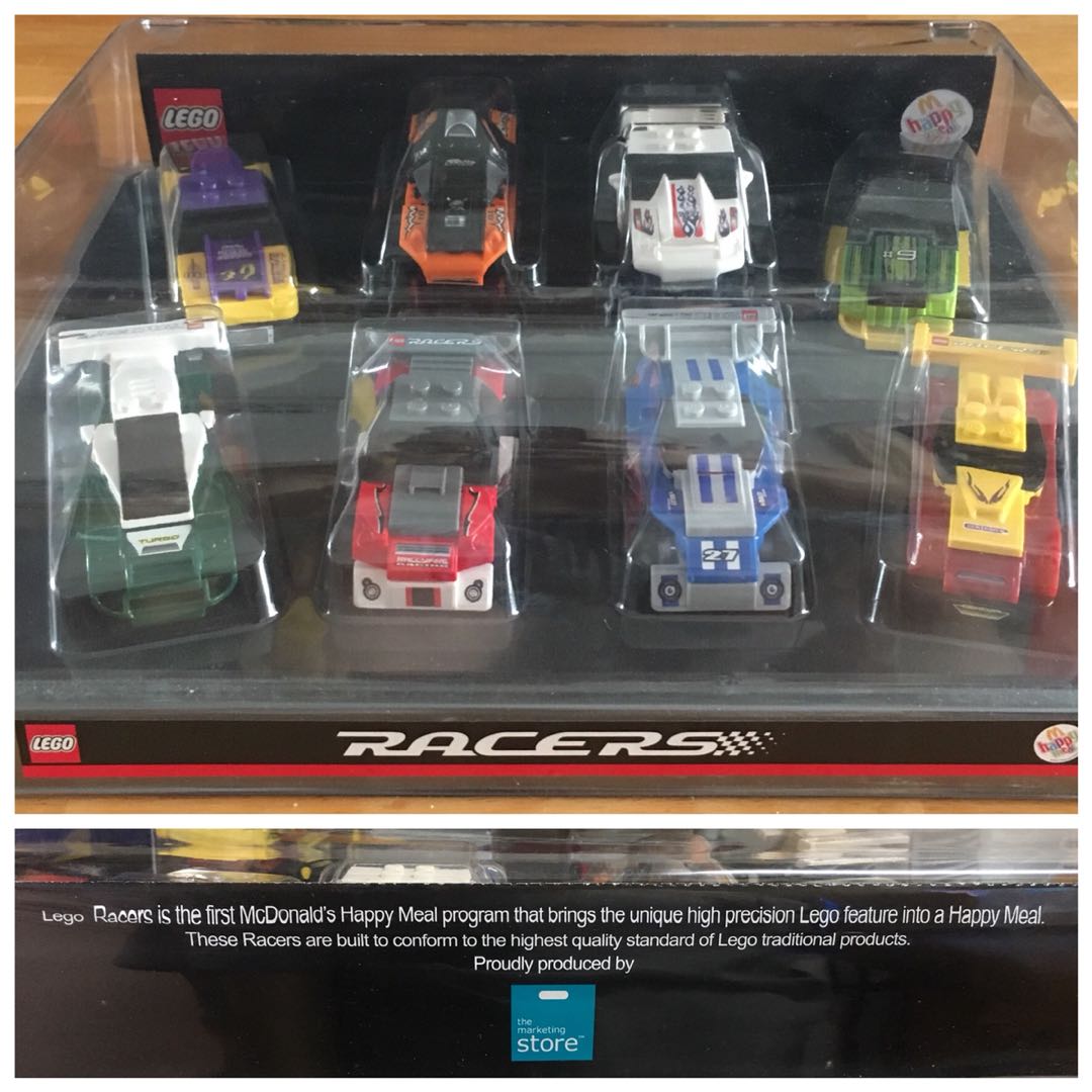 絕版極罕有特別版 McDonalds x LEGO Racers (2009 Happy Meal) 連Display Box, 興趣及遊戲 ...