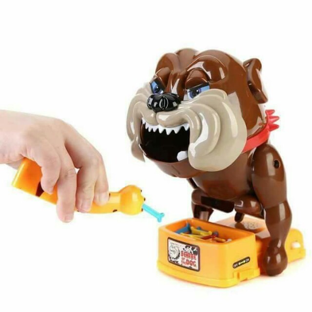 angry dog toy
