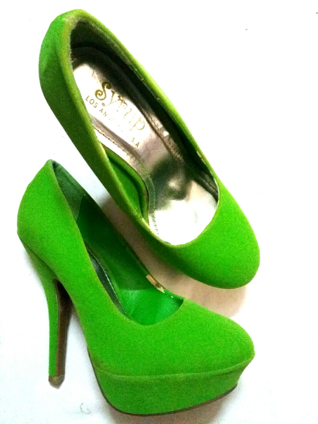 Apple Green Heels Women S Fashion Footwear Heels On Carousell