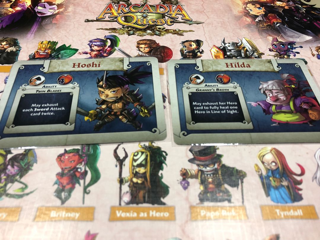 Arcadia quest Kickstarter exclusive characters, Hobbies & Toys, Toys