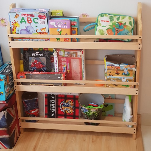 Book Shelf Rak Buku Anak Kayu Bagus Murah Perabotan Rumah Di Carousell
