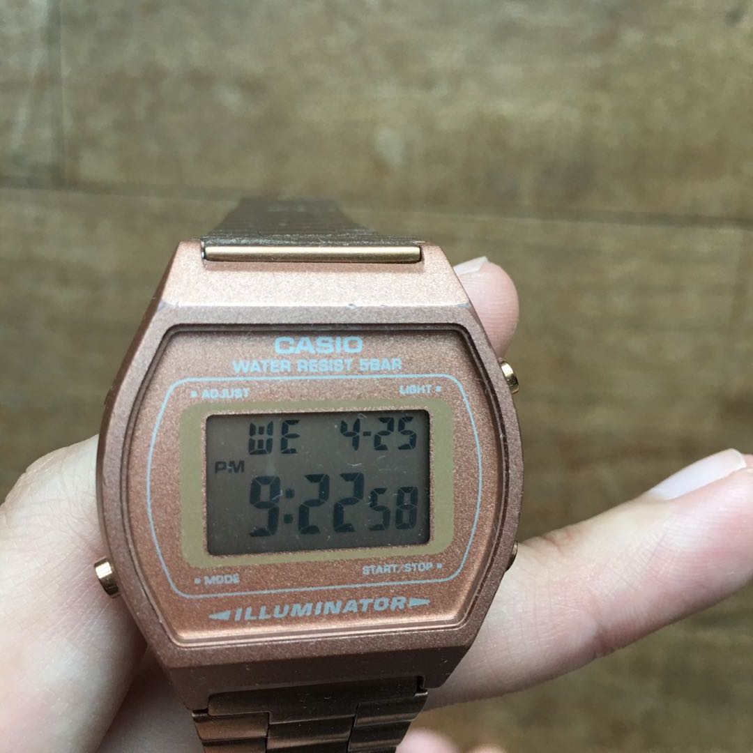 Casio classic clearance rose gold