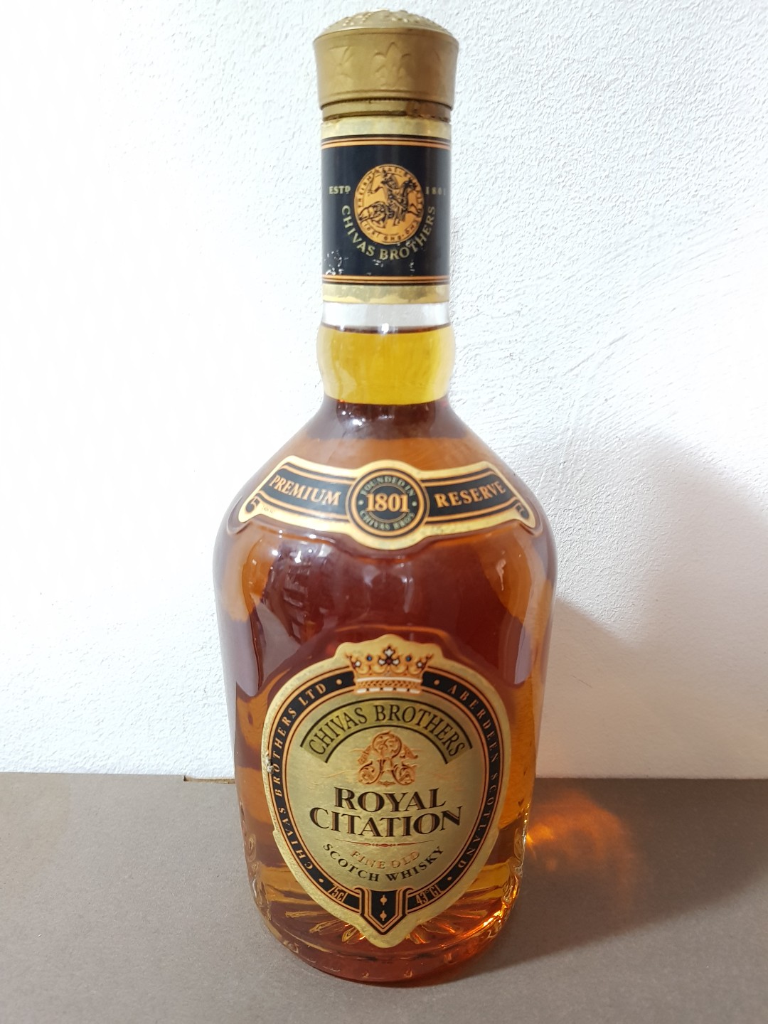 Chivas Royal Citation 75cl Premium Reserve Food Drinks Alcoholic Beverages On Carousell