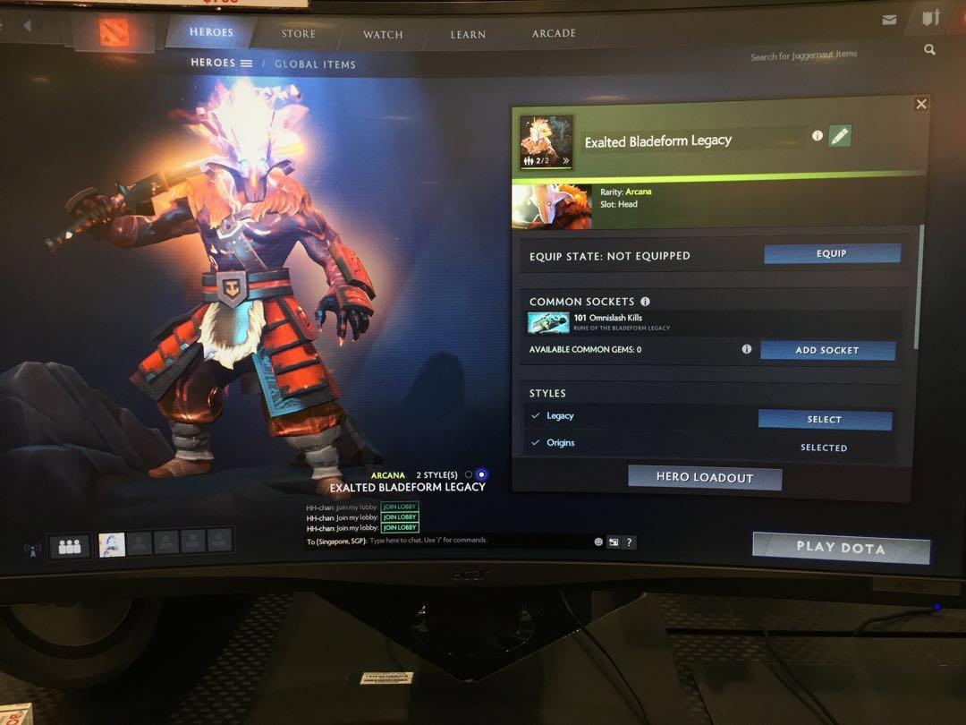 Dota 2 Arcana Juggernaut Toys Games Video Gaming In