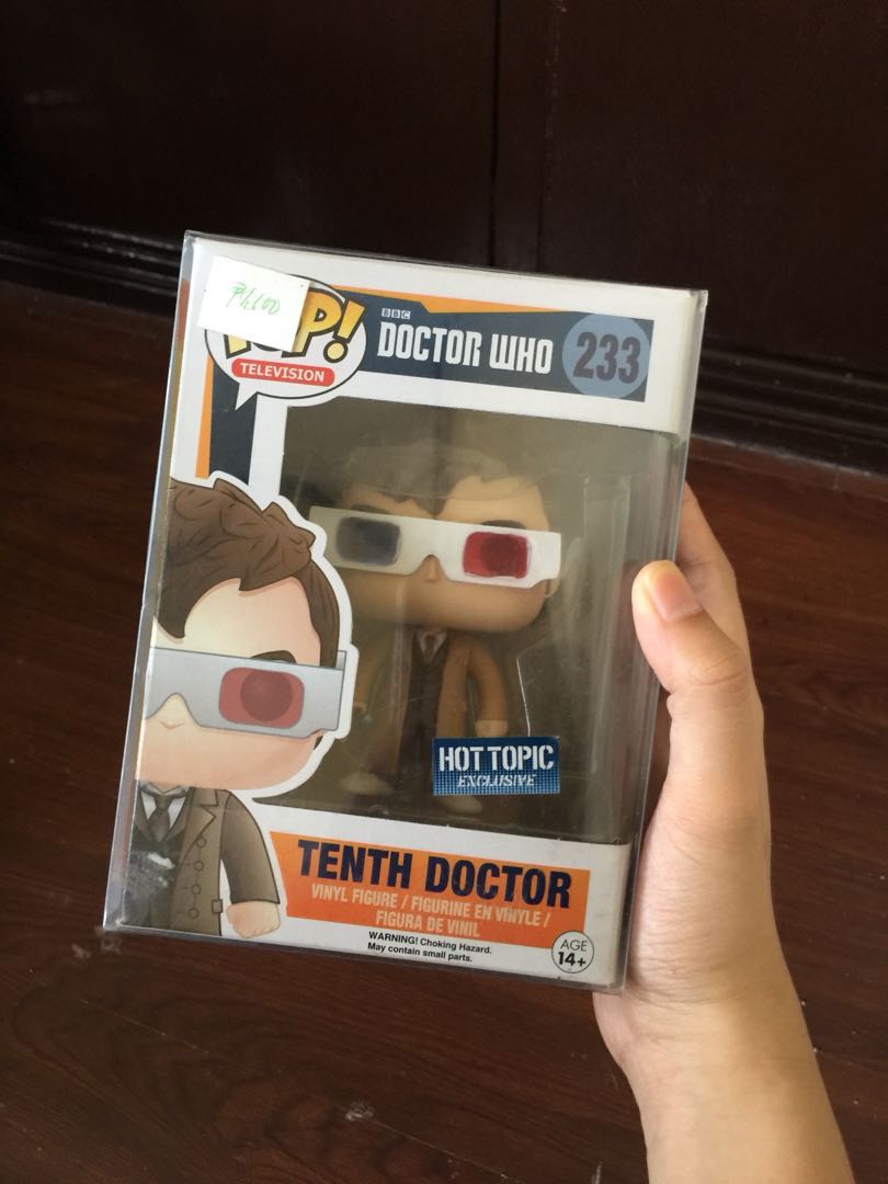 Funko Pop Tenth Doctor With 3d Glasses 233 On Carousell