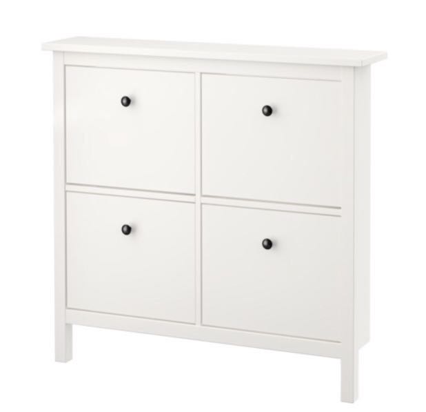 Hemnes Shoe Cabinet With 4 Compartments 98x2 196 Furniture Shelves Drawers On Carousell