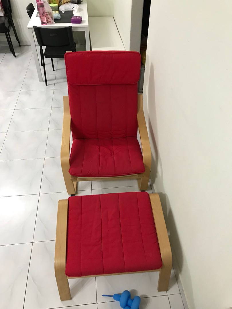 IKEA Chair with stool, Babies & Kids, Baby Nursery & Kids Furniture