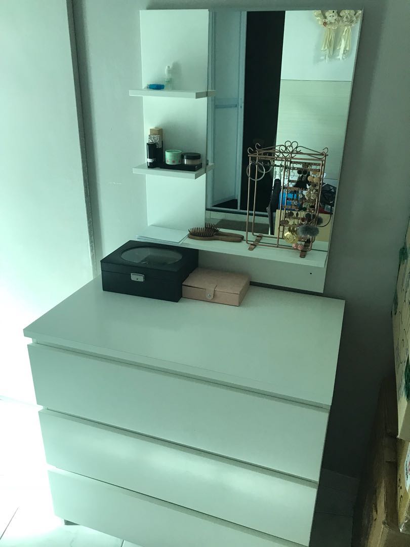Ikea Dressing Table Furniture Shelves Drawers On Carousell