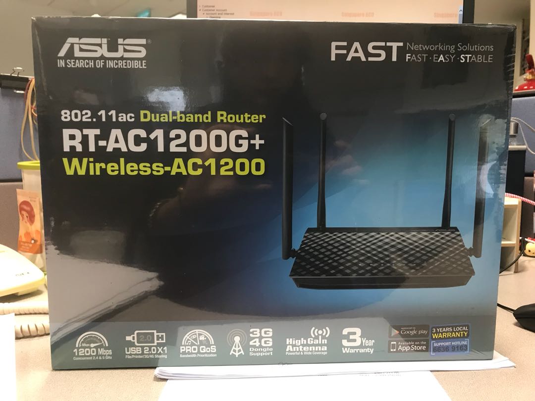ISus router, Computers & Tech, Parts & Accessories, Networking on Carousell