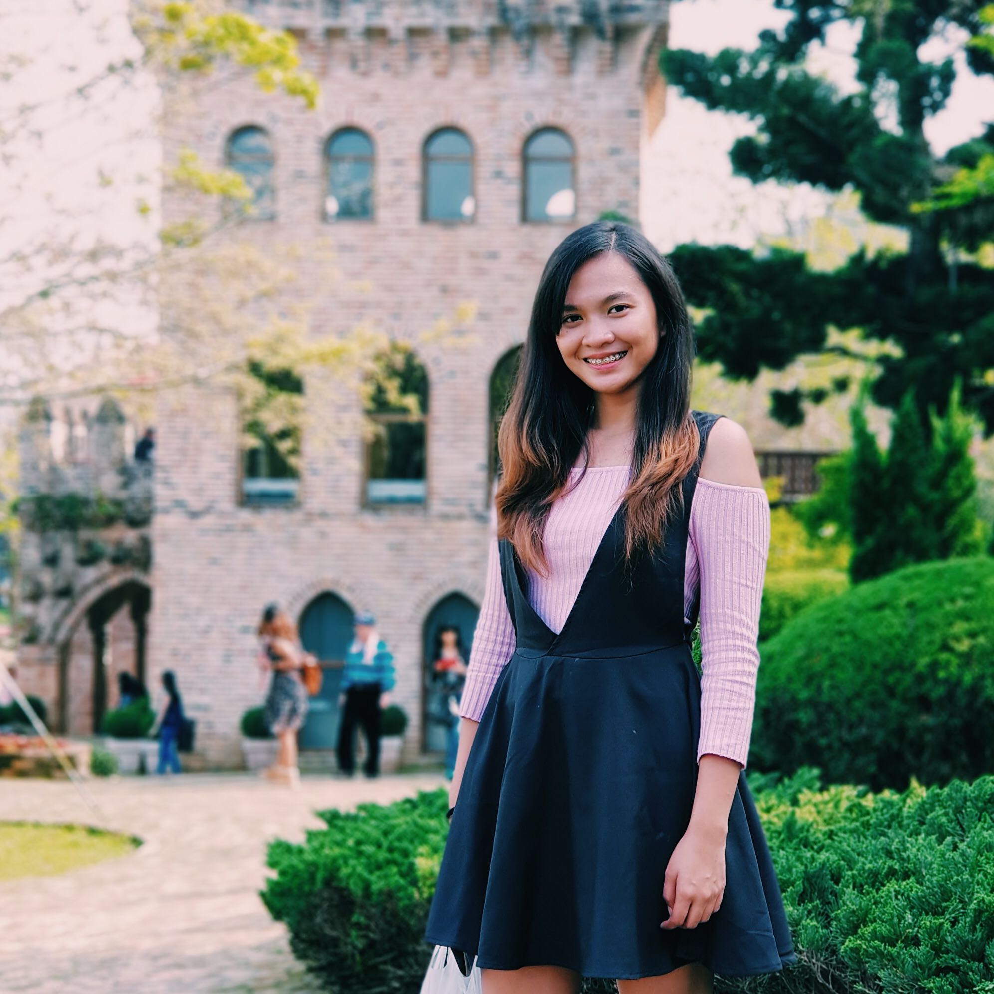Korean Jumper Dress Black