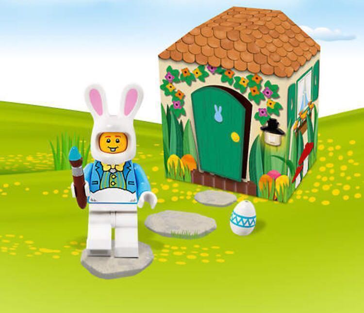 lego easter bunny hut