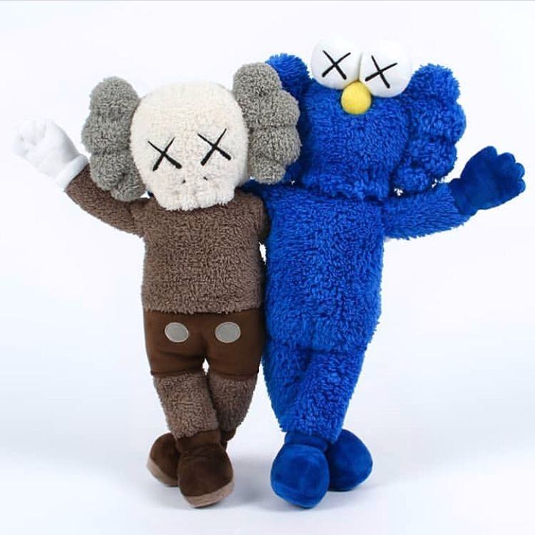 kaws bff plush