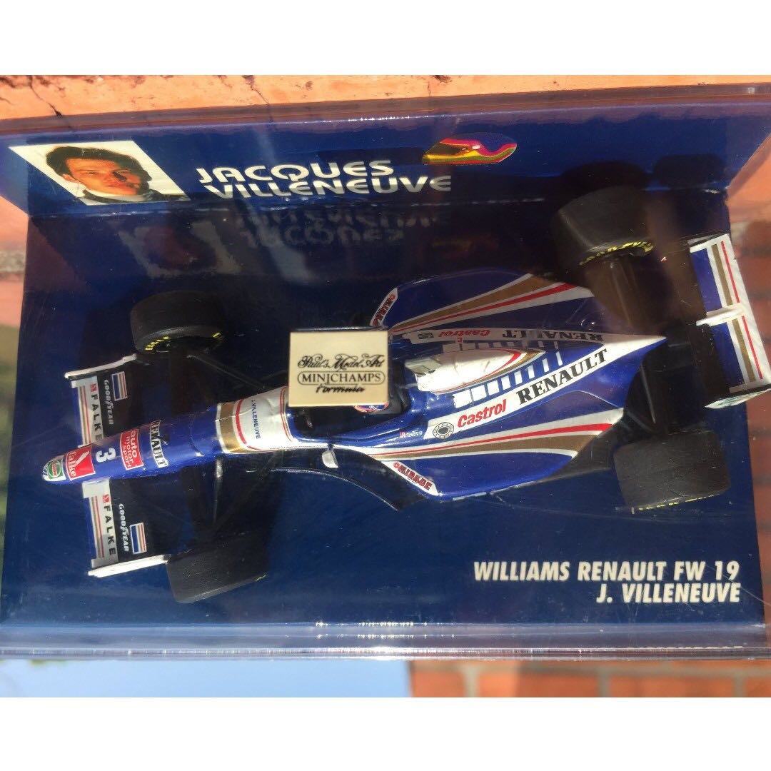 Miniature F1 Williams FW19 1997 - Jacques Villeneuve N°3 - EditorialSol90 1/43