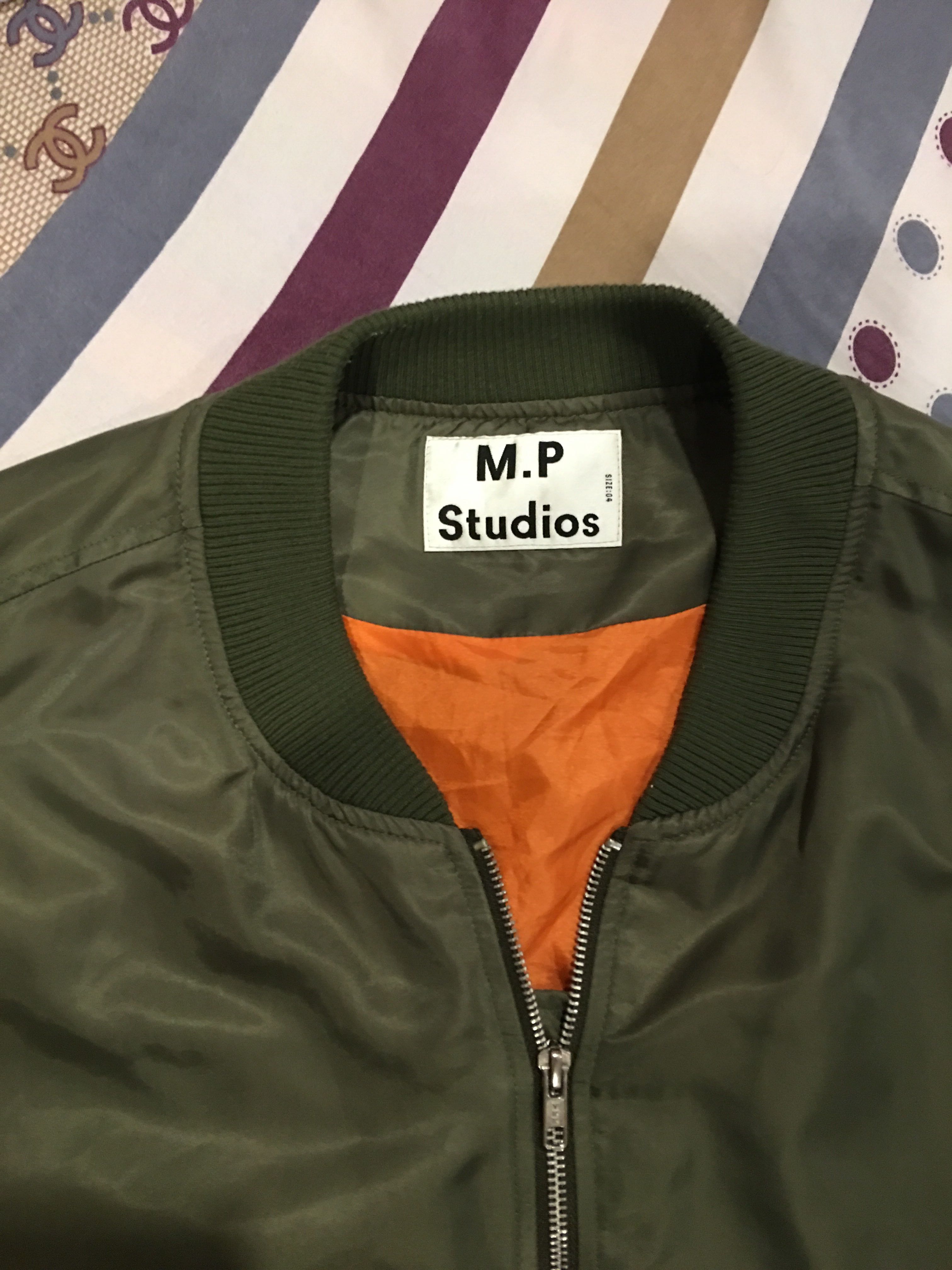 MP Studios Olive Green Bomber Jacket, Women's Fashion, Coats