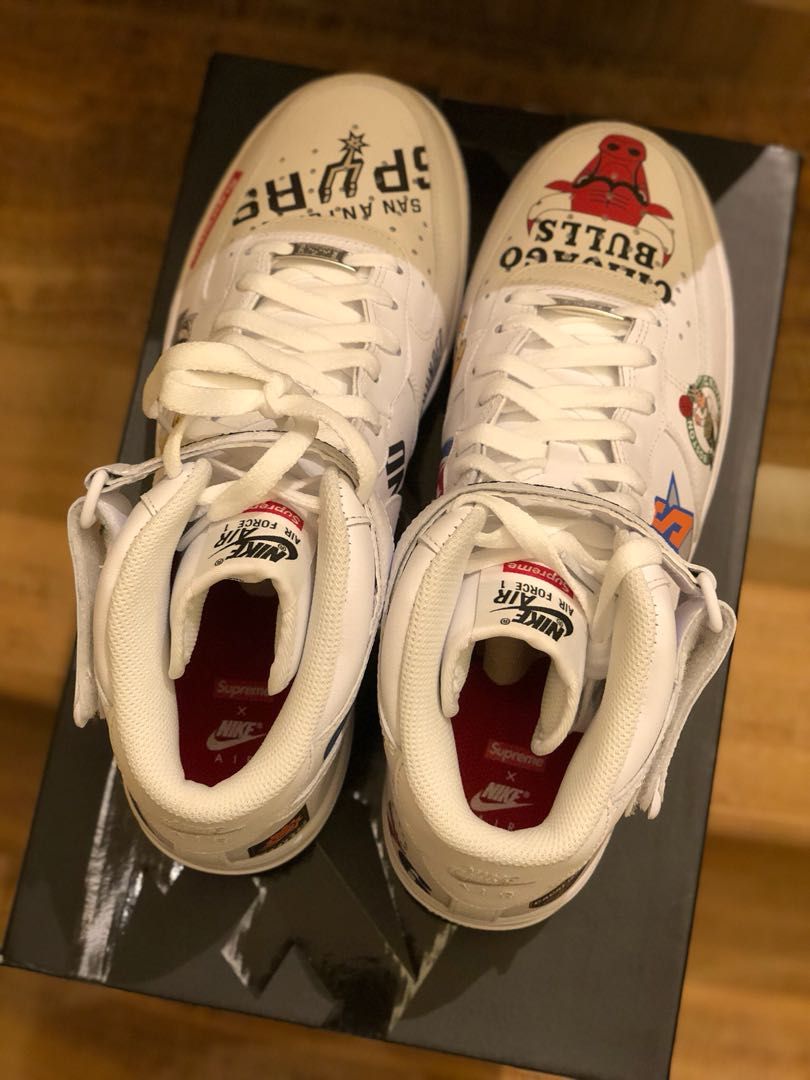 Air force 1 mid supreme nba white outlet