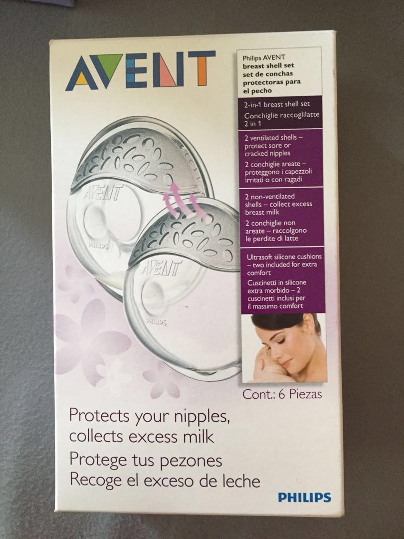 Philips Avent Comfort Breast Shell Set Almost Brand New Babies Kids Nursing Feeding On Carousell