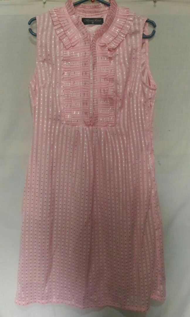 Pink Sleeveless Dress (Category: Dresses) located in Quezon City. Submitted by ash.lin1021 (Listing ID 166561076, Image 2). Description: Only tried once. Didn't fit me so I have to let it go..