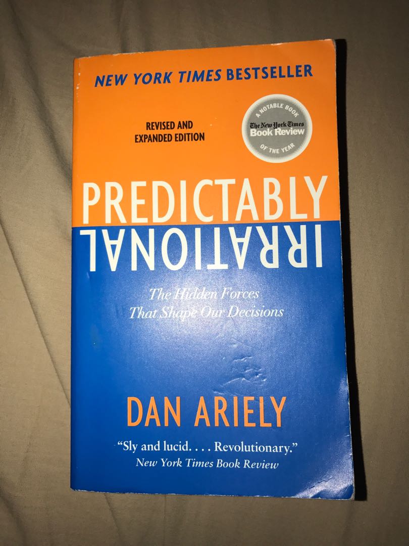 Predictably Irrational By Dan Ariely Books Stationery Books On