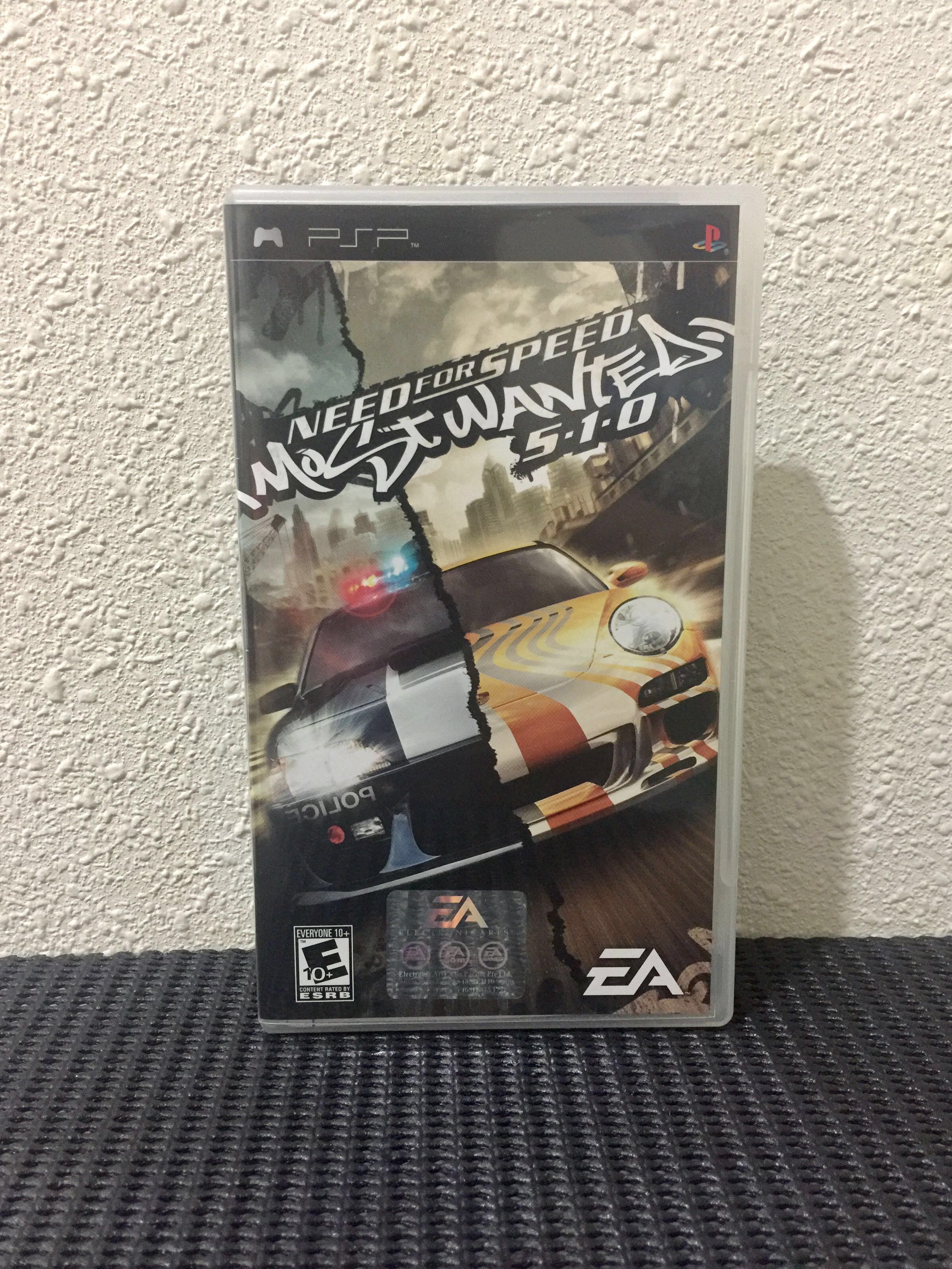 PSP game - Need for Speed: Most Wanted 5-1-0, Video Gaming, Video Games,  Xbox on Carousell