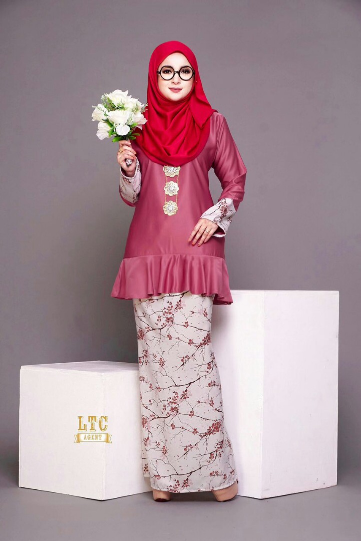 Ruffles Sakura Baju Kurung Moden Terkini Baju Kurung Ruffles