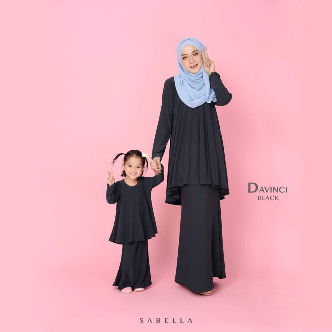 Baju Kurung Tradisional Set Ibu Dan Anak