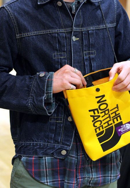 the north face purple label tpe shoulder pocket