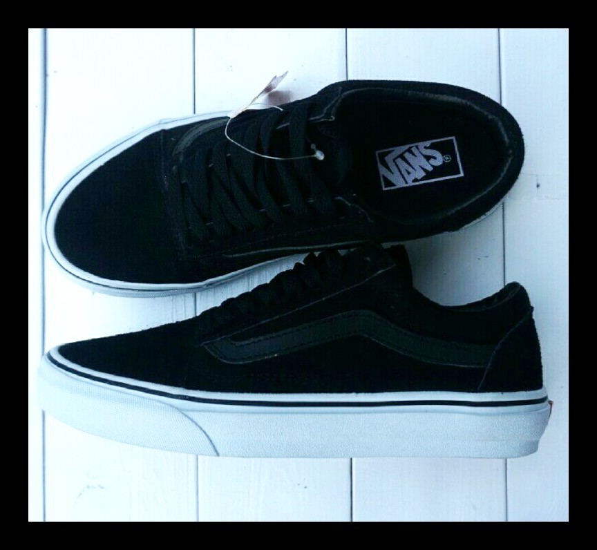 Vans Oldskool Black Dope Fesyen Pria Sepatu Sneakers Di Carousell