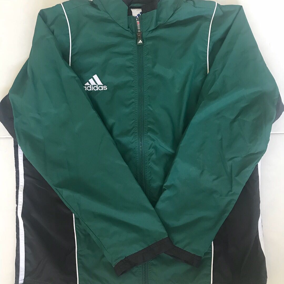 green adidas jacket vintage